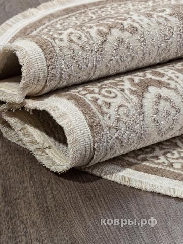 ковер KARDELEN MARMARIS 26468A CREAM / D.BEIGE Овал — фото 4