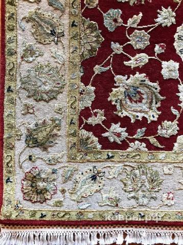 ковер ручной работы Индийский ковер ручной работы из шелка и шерсти Agra (Агра)  1.37x1.88 — фото 2