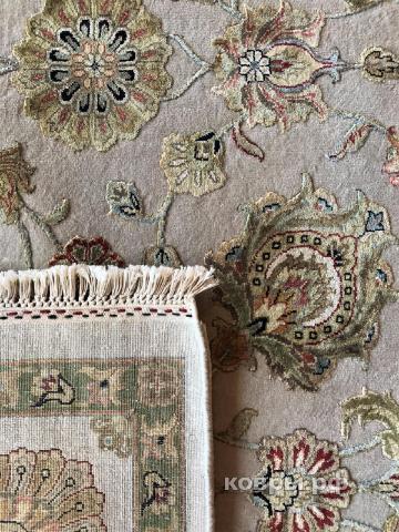 ковер ручной работы Индийский ковер ручной работы из шелка и шерсти Agra (Агра) 2.51x3.45 — фото 5