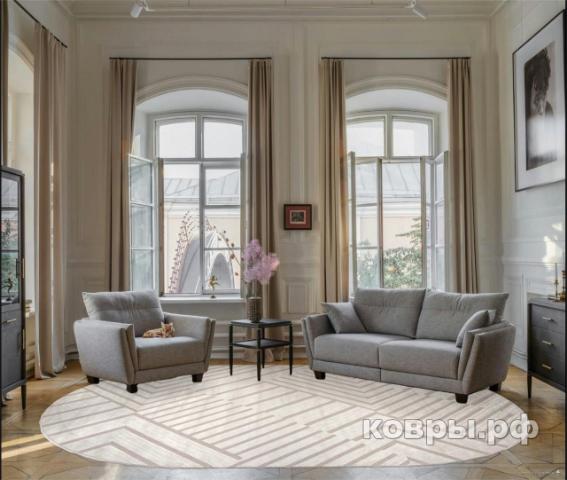 ковер Ковер MERINOS DIOS F438 CREAM Овал — фото 3