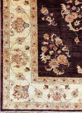 ковер ручной работы Афганский ковер ручной работы из шелка и шерсти Сhoubi Ziegler (Чуби зиглер) 2.33x1.7 — фото 4