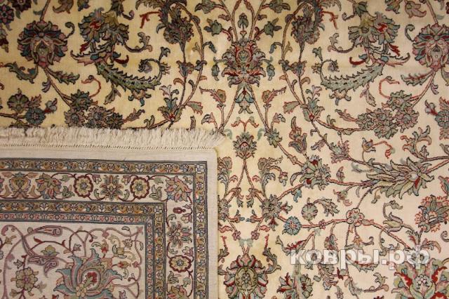 ковер ручной работы Шелковый Индийский ковер ручной работы Kashmir (Кашмир) 4.34x3.08 — фото 3