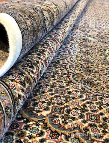 ковер ручной работы Индийский ковер ручной работы из шелка и шерсти Mahi (Махи) 4.1x3 — фото 3