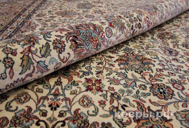 ковер ручной работы Шелковый Индийский ковер ручной работы Kashmir (Кашмир)  3.46x2.44 — фото 4