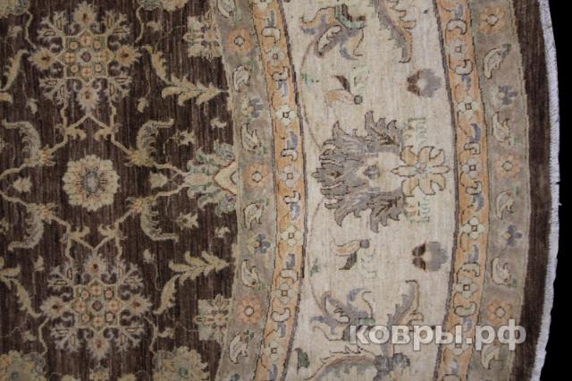 ковер ручной работы Шелковый Афганский ковер ручной работы Сhoubi (Чуби) 4.37x4.38 — фото 3