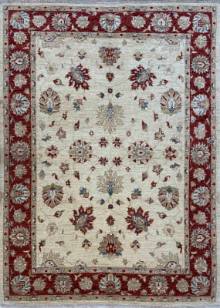 Афганский ковер ручной работы из шелка и шерсти Сhoubi Ziegler (Чуби зиглер) 2.02x1.55