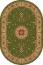 ковер Merinos Izmir d034 GREEN Овал