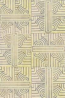 Дизайнерский ковер ручной работы из шерсти дикого яка 040 1.68x2.44