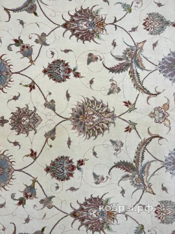 ковер ручной работы Иранский ковер ручной работы из шелка и шерсти Tabriz (Табриз) 6.05x4 — фото 7