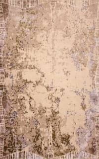 Индийский ковер ручной работы из шелка и шерсти 2.41x1.81