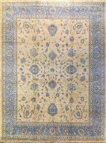 Шелковый Афганский ковер ручной работы Сhoubi (Чуби) 5.45x4.17