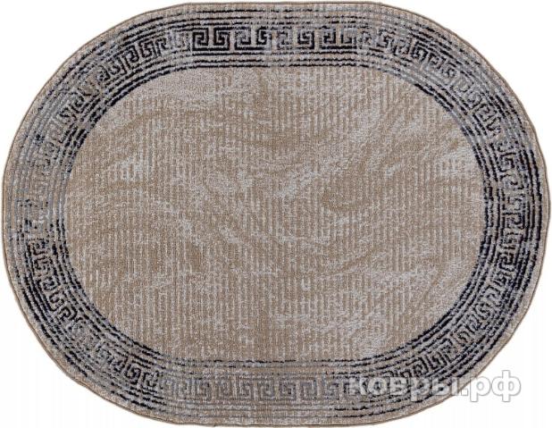 ковер Ковер AIDIN CARPET PRAGA 06022A TOZ GRI / NAVY Овал