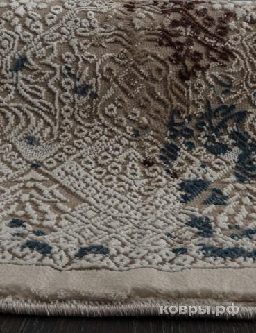 ковер KARMEN HALI QUANTUM 03010B BROWN / BROWN Овал — фото 4