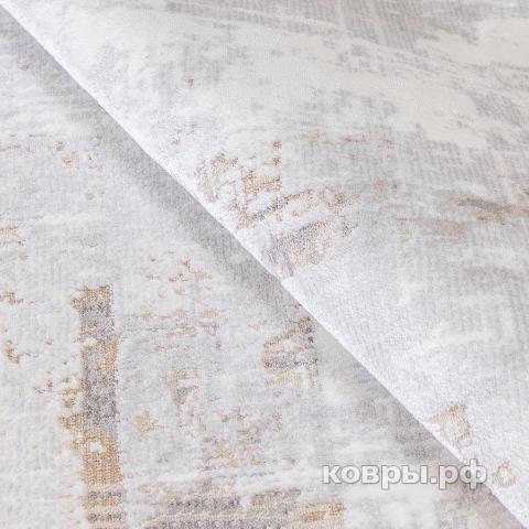 ковер Турция Arius 3474 LIGHT GRAY овал — фото 3