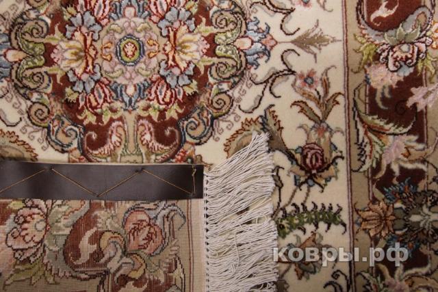 ковер ручной работы Иранский ковер ручной работы из шелка и шерсти Tabriz (Табриз) 2.97x0.8 — фото 3