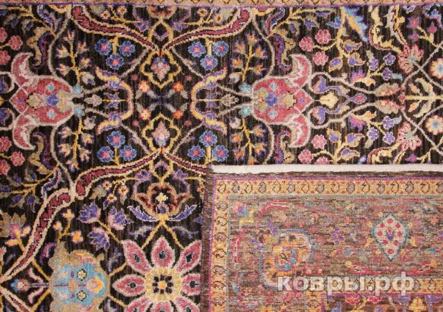 ковер ручной работы Индийский ковер ручной работы из шелка и шерсти Agra (Агра) 2.39x1.72 — фото 2