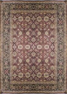 Шерстяной Индийский ковер ручной работы 3.65x2.72