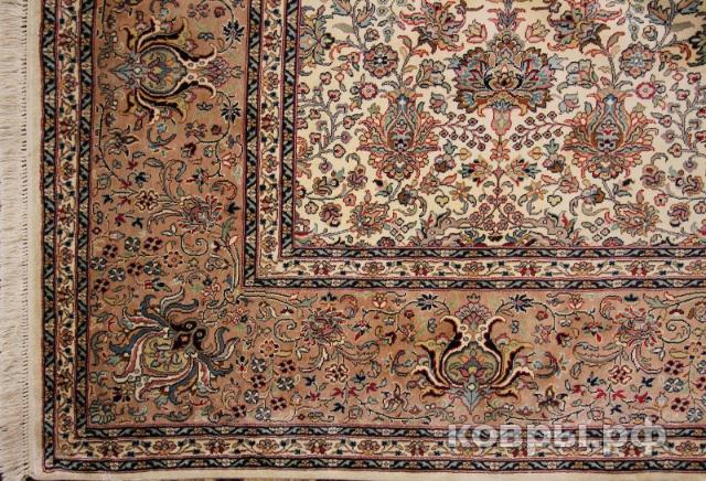 ковер ручной работы Шелковый Индийский ковер ручной работы Kashmir (Кашмир)  3.46x2.44 — фото 5