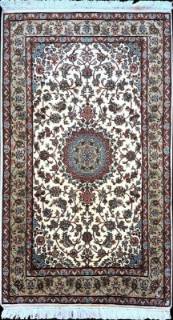 Шелковый Индийский ковер ручной работы Kashmir (Кашмир) 1.26x0.81