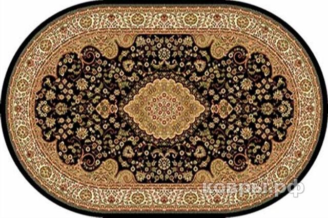 ковер Merinos Valencia D403 BLACK Овал
