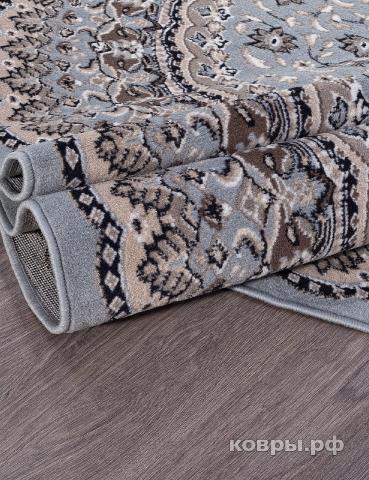 ковер MERINOS SIERRA D504 BLUE-BROWN 2 Овал — фото 4