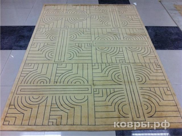 ковер ручной работы Дизайнерский ковер ручной работы из шерсти дикого яка 040 1.68x2.44 — фото 2