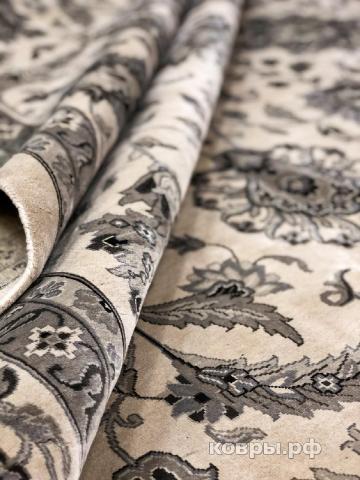 ковер ручной работы Шелковый Индийский ковер ручной работы Agra (Агра) 4.34x3.12 — фото 3