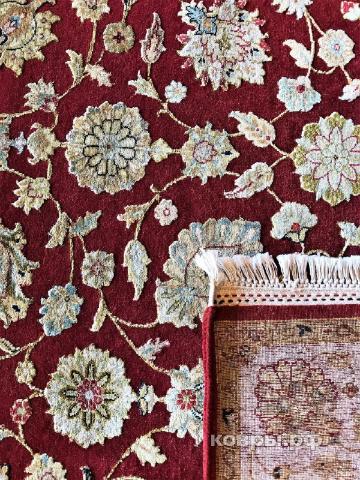 ковер ручной работы Индийский ковер ручной работы из шелка и шерсти Agra (Агра)  1.37x1.88 — фото 4