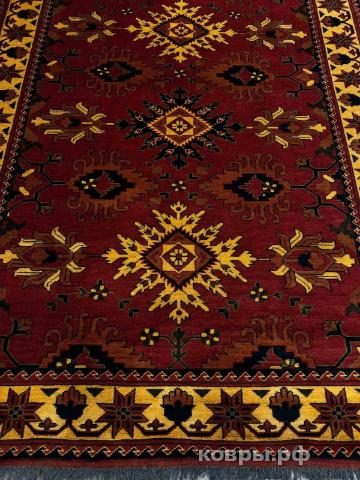 ковер ручной работы Шерстяной Афганский ковер ручной работы Merinos (Меринос) 2.01x1.55 — фото 3