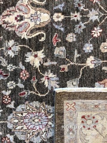 ковер ручной работы Афганский ковер ручной работы из шелка и шерсти Сhoubi Ziegler (Чуби зиглер) 3.04x2.54 — фото 2