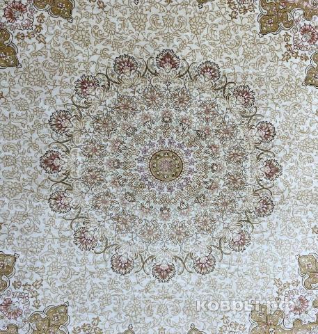 ковер ручной работы Шелковый Китайский ковер ручной работы Hereke (Хереке) 2.04x2.04 — фото 3