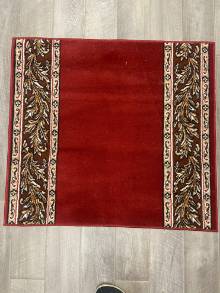 Коврик № 1654,красный,размер 1,1 на 1,2 метра