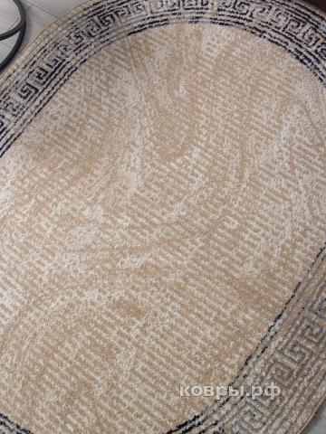 ковер Ковер AIDIN CARPET PRAGA 06022A TOZ GRI / NAVY Овал — фото 2