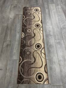 Коврик №1827, бежево-серый,размер 0,5 на 2 метра