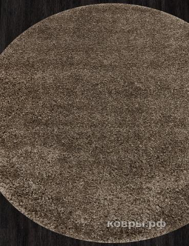 ковер MERINOS SHAGGY TREND L001 DARK BROWN Круг — фото 2