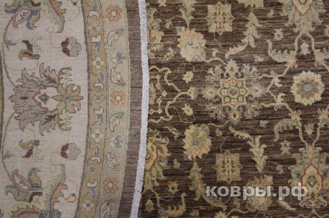 ковер ручной работы Шелковый Афганский ковер ручной работы Сhoubi (Чуби) 4.37x4.38 — фото 4