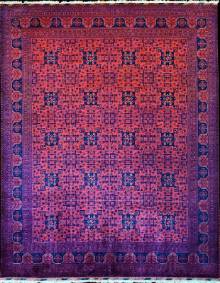 Шерстяной Афганский ковер ручной работы Beljik (Белджик) 2.97x2.42