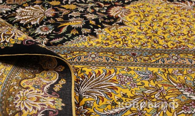 ковер ручной работы Шелковый Китайский ковер ручной работы Hereke (Хереке) 3.2x2.52 — фото 6