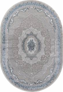 Ковер Ковер EFSAN Q010A CREAM SHRINK / BLUE FDY Овал