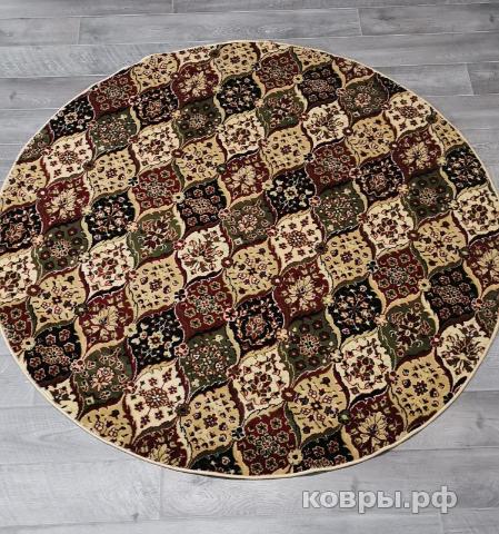 ковер Merinos Olympos p009 Beige круг — фото 3