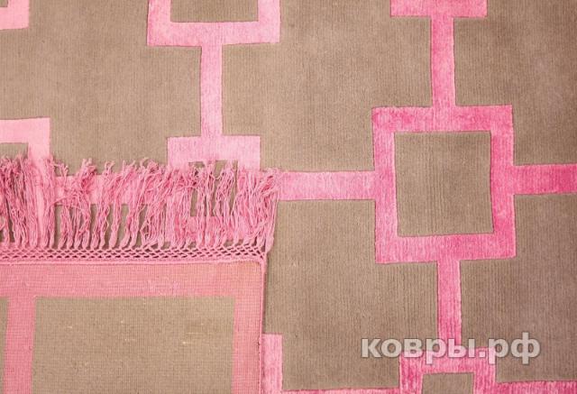 ковер ручной работы Индийский ковер ручной работы из шелка и шерсти 2.93x1.99 — фото 2