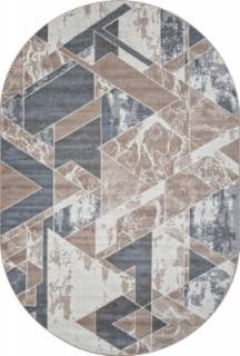 Ковер Ковер SIERRA F354 BEIGE-BLUE Овал Ковер Ковер SIERRA F354 BEIGE-BLUE Овал