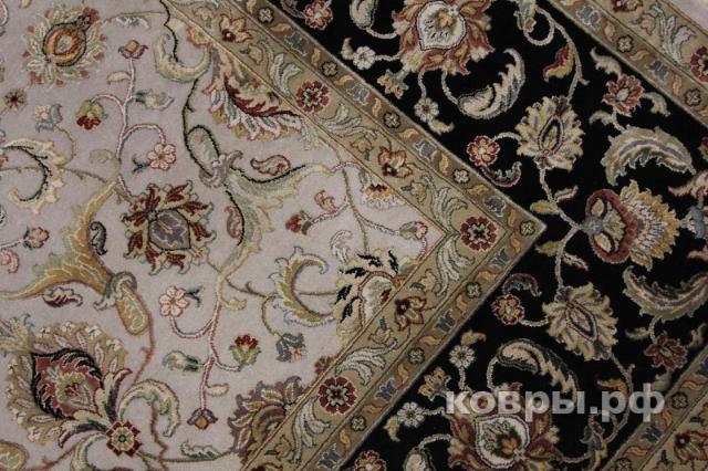 ковер ручной работы Индийский ковер ручной работы из шелка и шерсти Agra (Агра) 2.77x3.71 — фото 3