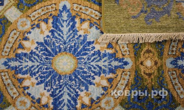 ковер ручной работы Шелковый Афганский ковер ручной работы Susane (Сюзане) 3.15x2.46 — фото 4