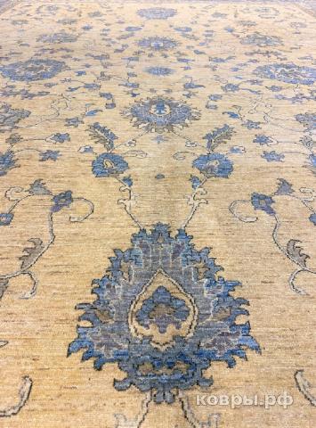 ковер ручной работы Шелковый Афганский ковер ручной работы Сhoubi (Чуби) 5.45x4.17 — фото 3