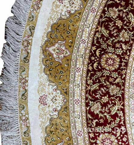 ковер ручной работы Шелковый Китайский ковер ручной работы Hereke (Хереке) 2.04x2.04 — фото 4