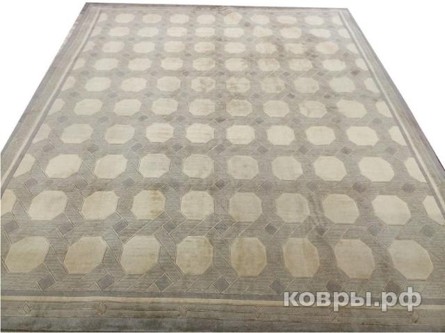 ковер ручной работы Дизайнерский ковер ручной работы из шерсти дикого яка 080 2.44x3.05 — фото 2