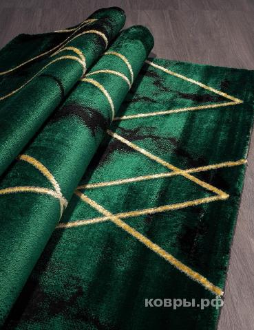 ковер KARMEN HALI OMEGA 04421Y GREEN / GREEN — фото 2