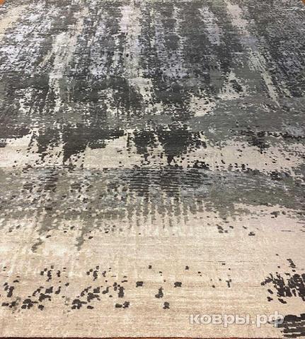 ковер ручной работы Индийский ковер ручной работы из шелка и шерсти 3.66x5.47 — фото 2