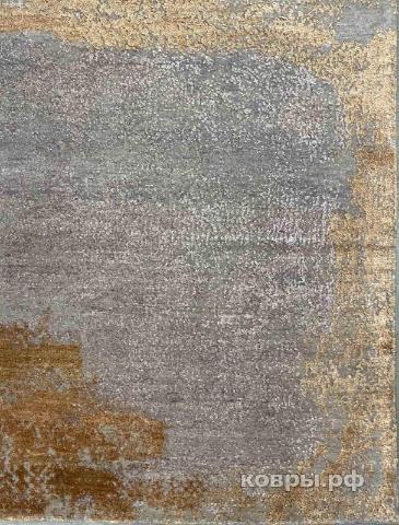 ковер ручной работы Индийский ковер ручной работы из шелка и шерсти 3.7x2.76 — фото 3